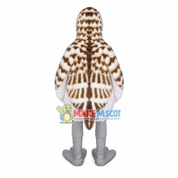 Partridge With Blue Eyes Mascot Costume Partridge With Blue Eyes Mascot Costume
