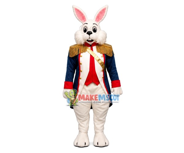 Elite Commander Bunny Mascot Costume