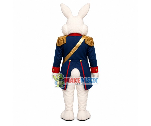 Elite Commander Bunny Mascot Costume Elite Commander Bunny Mascot Costume