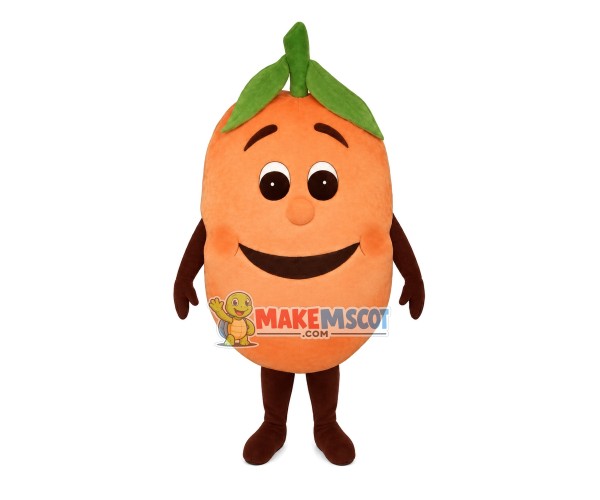 Picked Big Orange Mascot Costume Picked Big Orange Mascot Costume
