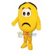 Lemon With Unhappy Expression Mascot Costume Lemon With Unhappy Expression Mascot Costume