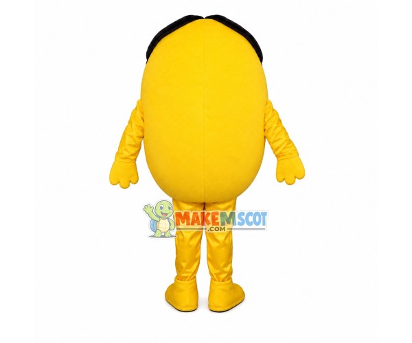 Lemon With Unhappy Expression Mascot Costume Lemon With Unhappy Expression Mascot Costume
