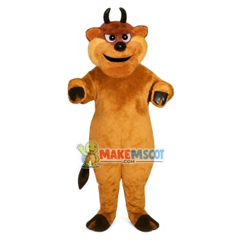 Honest Brown Buffalo Mascot Costume Honest Brown Buffalo Mascot Costume