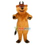 Honest Brown Buffalo Mascot Costume