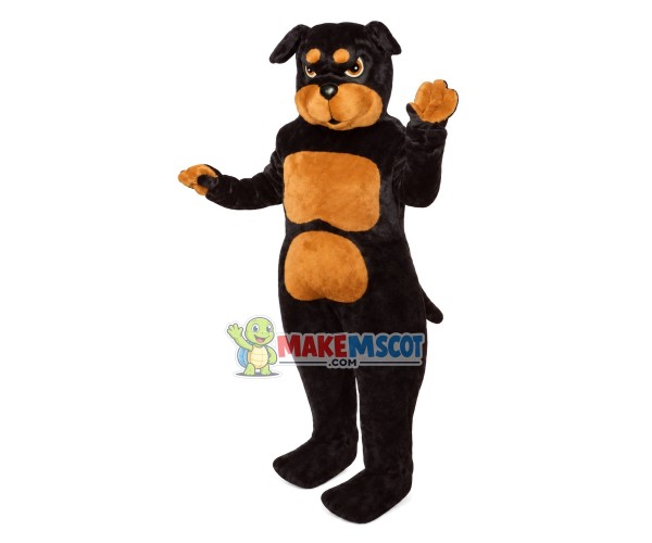 Restless Power Dog Mascot Costume Restless Power Dog Mascot Costume