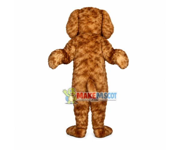Obedient Long-haired Poodle Mascot Costume Obedient Long-haired Poodle Mascot Costume