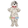 Loyal Dalmatian With Collar Mascot Costume