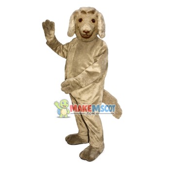 Docile Plush Collie Mascot Costume Docile Plush Collie Mascot Costume