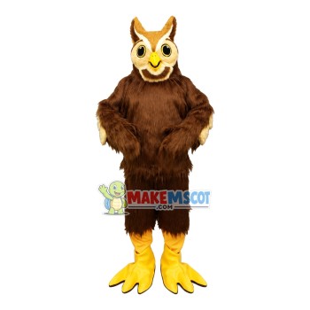 Long Wool Owl With Ugly Face Mascot Costume Long Wool Owl With Ugly Face Mascot Costume