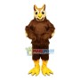 Long Wool Owl With Ugly Face Mascot Costume