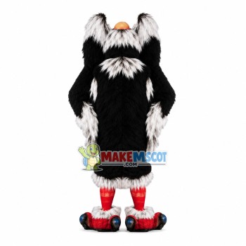Scary Flamingo With Huge Paws Mascot Costume Scary Flamingo With Huge Paws Mascot Costume