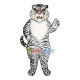 Awesome White Tiger Mascot Costume