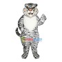 Awesome White Tiger Mascot Costume