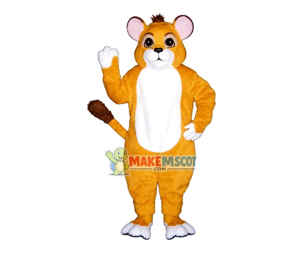 Newborn Baby Lion Cub Mascot Costume Newborn Baby Lion Cub Mascot Costume