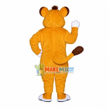 Newborn Baby Lion Cub Mascot Costume Newborn Baby Lion Cub Mascot Costume
