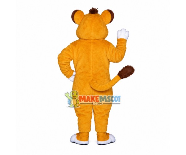 Newborn Baby Lion Cub Mascot Costume Newborn Baby Lion Cub Mascot Costume