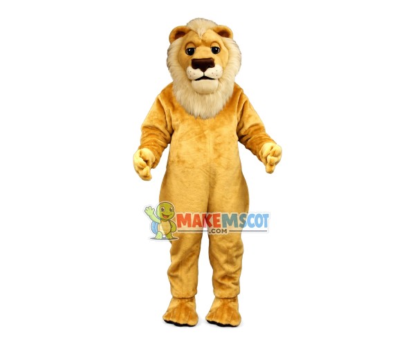 Melancholy Old Lion Mascot Costume Melancholy Old Lion Mascot Costume