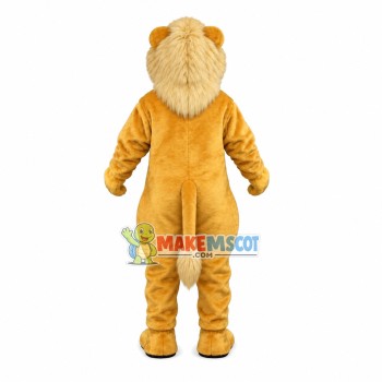 Melancholy Old Lion Mascot Costume Melancholy Old Lion Mascot Costume