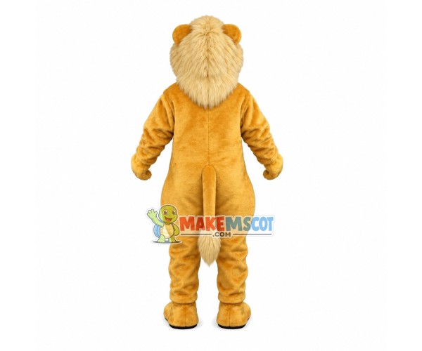 Melancholy Old Lion Mascot Costume Melancholy Old Lion Mascot Costume