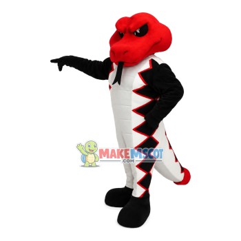 Toxic Patterned Python Mascot Costume Toxic Patterned Python Mascot Costume