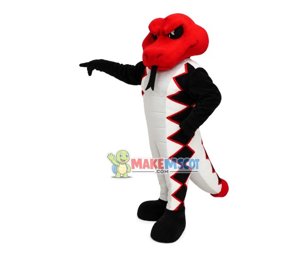 Toxic Patterned Python Mascot Costume Toxic Patterned Python Mascot Costume