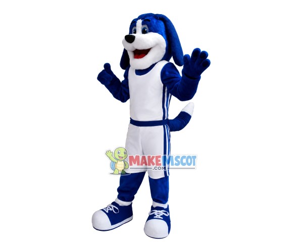 Blue Dog of Team Mascot Costume Blue Dog of Team Mascot Costume