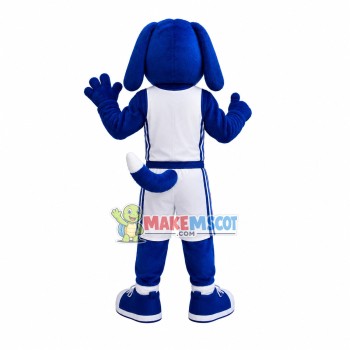 Blue Dog of Team Mascot Costume