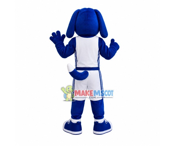 Blue Dog of Team Mascot Costume Blue Dog of Team Mascot Costume