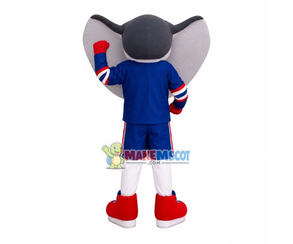 Power Skate In The Sport Suit Mascot Costume