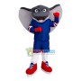 Power Skate In The Sport Suit Mascot Costume