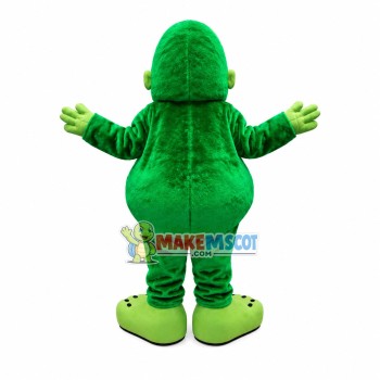 Dwarf Green Orangutan Mascot Costume Dwarf Green Orangutan Mascot Costume