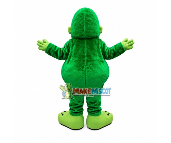 Dwarf Green Orangutan Mascot Costume Dwarf Green Orangutan Mascot Costume