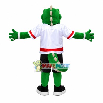 Rugby Player Alligator Mascot Costume Rugby Player Alligator Mascot Costume