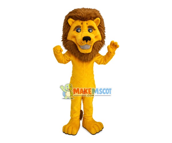 Lean Kind Lion Mascot Costume