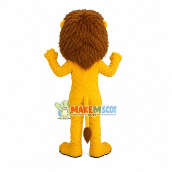 Lean Kind Lion Mascot Costume Lean Kind Lion Mascot Costume