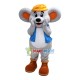 Pleasantly Surprised Soft Mouse Mascot Costume Pleasantly Surprised Soft Mouse Mascot Costume