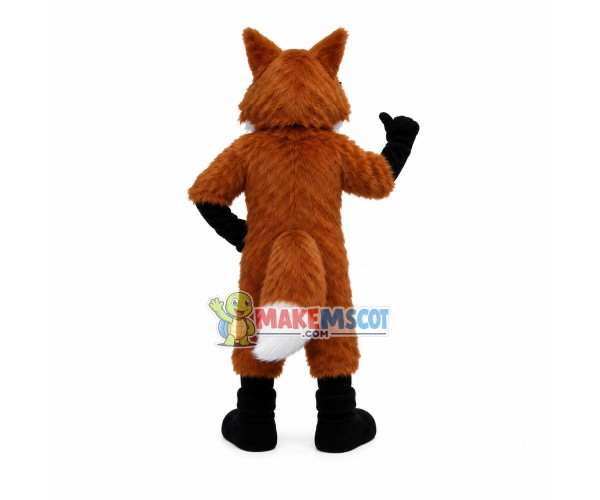 The Uppish Sunglasses Fox Mascot Costume The Uppish Sunglasses Fox Mascot Costume