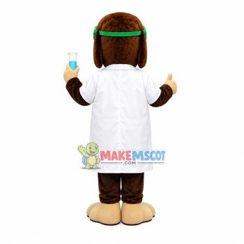 Scientist Bear Wearing Goggles Mascot Costume Scientist Bear Wearing Goggles Mascot Costume