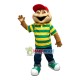 Energetic Brown Frog Mascot Costume Energetic Brown Frog Mascot Costume
