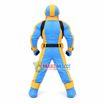 Challenging Skydiving Man Mascot Costume Challenging Skydiving Man Mascot Costume
