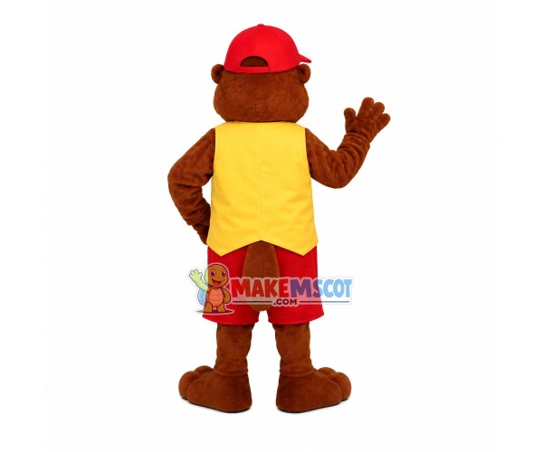 Service Groundhog of Market Mascot Costume Service Groundhog of Market Mascot Costume