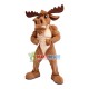 Imposing Muscular Moose Mascot Costume Imposing Muscular Moose Mascot Costume