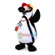 Interesting Penguin With Cap Mascot Costume