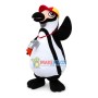 Interesting Penguin With Cap Mascot Costume