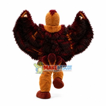 Active Defensive Eagle Mascot Costume Active Defensive Eagle Mascot Costume