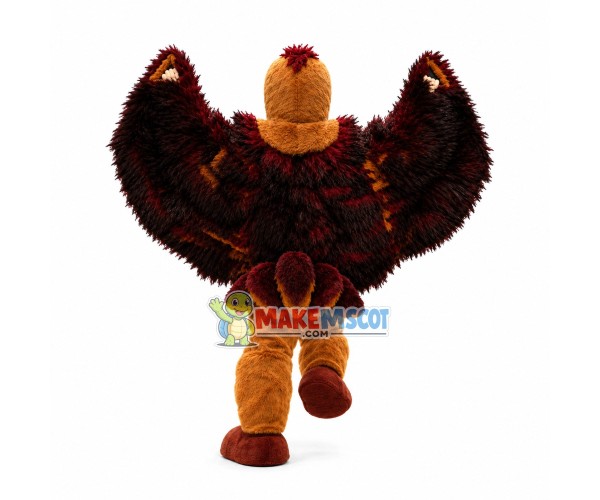 Active Defensive Eagle Mascot Costume Active Defensive Eagle Mascot Costume