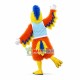 Cheering Hairy Falcon Mascot Costume Cheering Hairy Falcon Mascot Costume