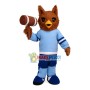 Serious Owl Holding Mallet Mascot Costume