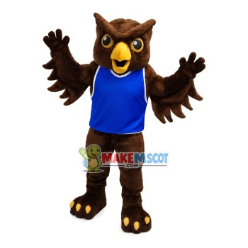 Powerful Owl Of School Mascot Costume
