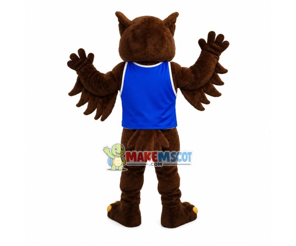 Powerful Owl Of School Mascot Costume